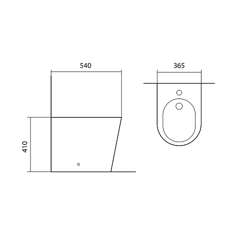 Биде напольное Aquatek ВЕГА AQ1058-00 540x365x410 Биде напольное Aquatek ВЕГА AQ1058-00 540x365x410