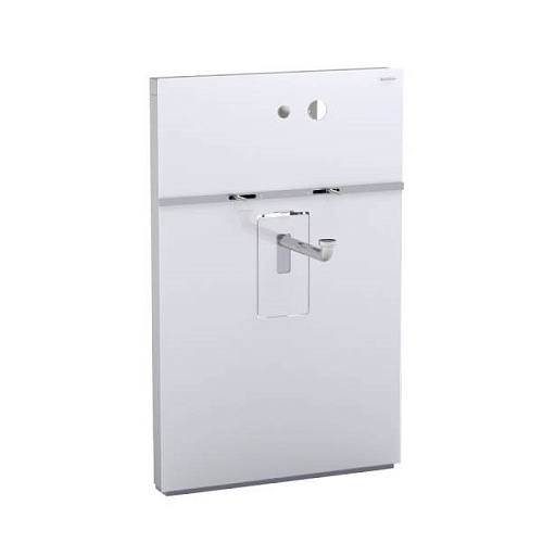 Инсталляция для раковины Geberit Monolith 131.043.SI.1стекло белое Инсталляция для раковины Geberit Monolith 131.043.SI.1стекло белое