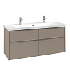 Картинка анонса товара «тумба под раковину villeroy &amp; boch subway 3.0 taupe / taupe c60200vm»
