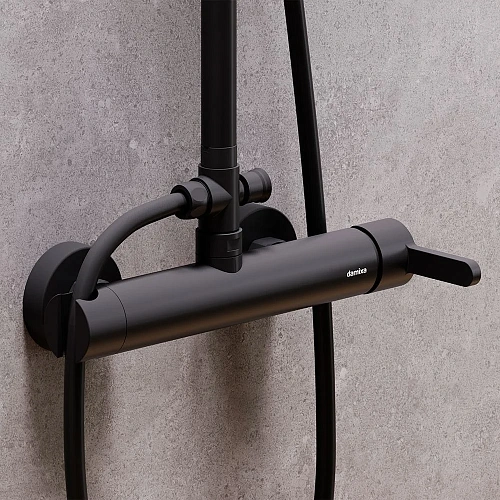 Душевая система Damixa Scandinavian Pure 936710300 черный Душевая система Damixa Scandinavian Pure 936710300 черный