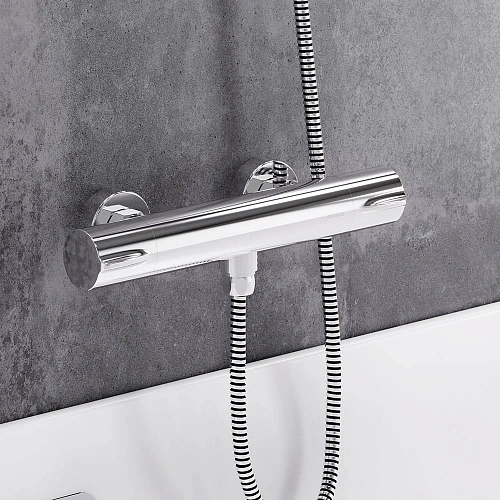 Смеситель для душа Damixa Scandinavian Pure 366000000 термостатический хром Смеситель для душа Damixa Scandinavian Pure 366000000 термостатический хром