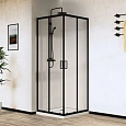 Душевой уголок Vincea City VSS-5CT900CLB, 900x900, черный, стекло прозрачное Душевой уголок Vincea City VSS-5CT900CLB, 900x900, черный, стекло прозрачное