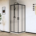 Душевой уголок Vincea City VSS-5CT8010CLB, 1000x800, черный, стекло прозрачное Душевой уголок Vincea City VSS-5CT8010CLB, 1000x800, черный, стекло прозрачное