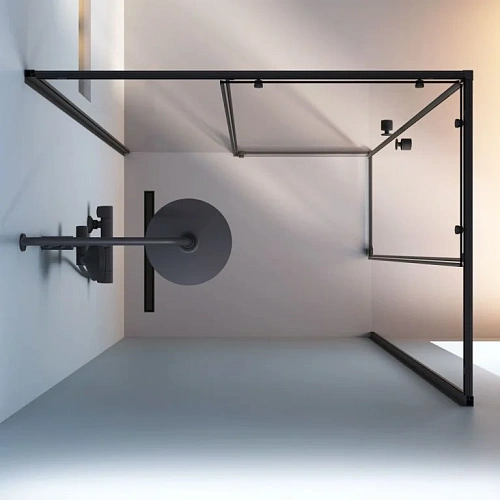 Душевой уголок AM.PM X-Joy W94G-403-12090-BТ Slide 120х90, черный, стекло прозрачное Душевой уголок AM.PM X-Joy W94G-403-12090-BТ Slide 120х90, черный, стекло прозрачное