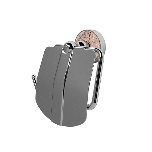 Держатель туалетной бумаги WasserKRAFT Nau K-7725 с крышкой хром Держатель туалетной бумаги WasserKRAFT Nau K-7725 с крышкой хром