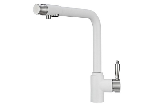 Смеситель для кухни Granula 2301, АРКТИК (БЕЛЫЙ) Смеситель для кухни Granula 2301, АРКТИК (БЕЛЫЙ)