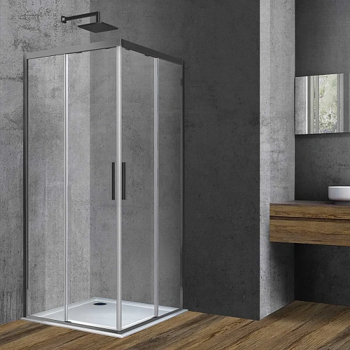 Душевой уголок Vincea Soft VSS-3SO100CLGM, 1000x1000, вороненая сталь, стекло прозрачное Душевой уголок Vincea Soft VSS-3SO100CLGM, 1000x1000, вороненая сталь, стекло прозрачное