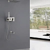 Душевая система ABBER Daheim AF8217SP скрытого монтажа с изливом, сатин Душевая система ABBER Daheim AF8217SP скрытого монтажа с изливом, сатин
