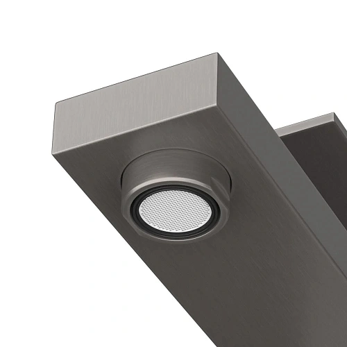 Смеситель для раковины CEZARES SLIDER-LS-GM с донным клапаном, оружейная сталь Смеситель для раковины CEZARES SLIDER-LS-GM с донным клапаном, оружейная сталь