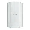 Душевой уголок NEW TRENDY NEW SOLEO 80x80x195 K-0418 (хром)