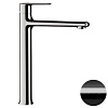 Картинка анонса товара «смеситель для раковины remer vanity v11lcfp, черный брашированный хром»