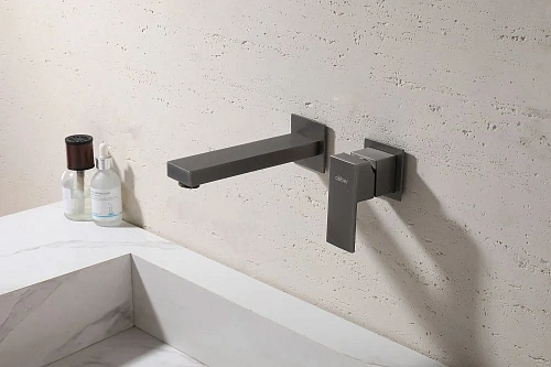 Смеситель для раковины ABBER Daheim AF8212NG скрытого монтажа, никель Смеситель для раковины ABBER Daheim AF8212NG скрытого монтажа, никель