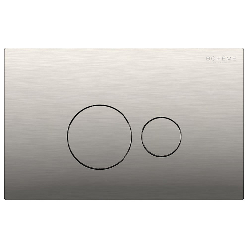 Клавиша смыва Boheme  668-NB пластик Nikel Brush (для 666) Клавиша смыва Boheme  668-NB пластик Nikel Brush (для 666)