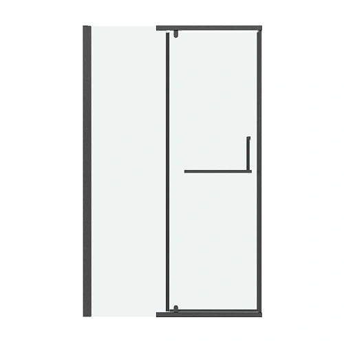 Душевая дверь GROSSMAN Pragma 100.K33.03.100.42.00 (100x195) графит сатин, стекло прозрачное Душевая дверь GROSSMAN Pragma 100.K33.03.100.42.00 (100x195) графит сатин, стекло прозрачное