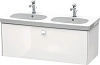 Тумба под раковину Duravit Brioso BR404802222 подвесная 117 см белый глянцевый Тумба под раковину Duravit Brioso BR404802222 подвесная 117 см белый глянцевый