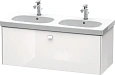 Тумба под раковину Duravit Brioso BR404802222 подвесная 117 см белый глянцевый Тумба под раковину Duravit Brioso BR404802222 подвесная 117 см белый глянцевый