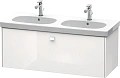 Тумба под раковину Duravit Brioso BR404802222 подвесная 117 см белый глянцевый Тумба под раковину Duravit Brioso BR404802222 подвесная 117 см белый глянцевый