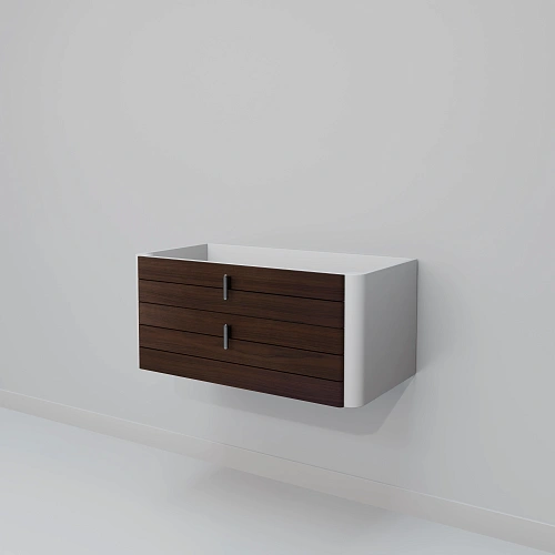 Тумба под раковину ArtDecco Gabriella 90 AGB09W24S000 подвесная, черный орех Тумба под раковину ArtDecco Gabriella 90 AGB09W24S000 подвесная, черный орех