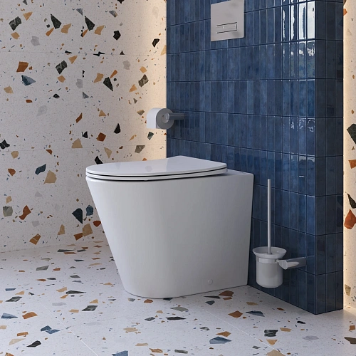 Унитаз приставной BelBagno FLAY-TOR BB1003CB-TOR/SC безободковый с сиденьем и смывом TORNADO Унитаз приставной BelBagno FLAY-TOR BB1003CB-TOR/SC безободковый с сиденьем и смывом TORNADO