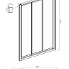Душевая дверь Ambassador Forsa 17021102NX (1100x1950) Душевая дверь Ambassador Forsa 17021102NX (1100x1950)