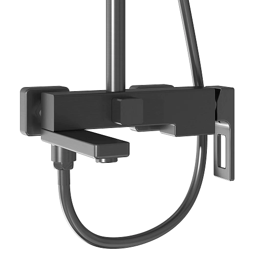 Душевая система GROSSMAN Pragma 500.K35.03.420 графит сатиновый Душевая система GROSSMAN Pragma 500.K35.03.420 графит сатиновый