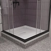 Душевой уголок STWORKI Дублин 100x100 см профиль черный матовый 464900 Душевой уголок STWORKI Дублин 100x100 см профиль черный матовый 464900