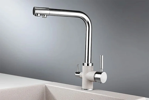 Смеситель для кухни Granula 3015, XРОМ/АНТИК Смеситель для кухни Granula 3015, XРОМ/АНТИК