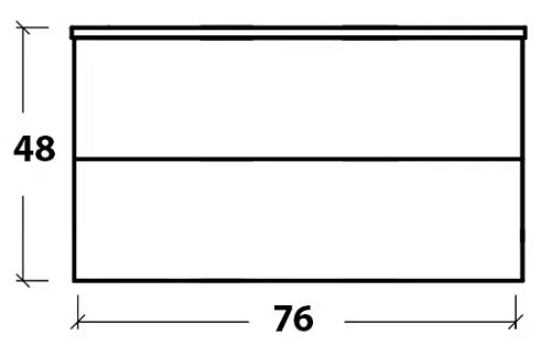 Тумба под раковину Armadi Art NeoArt 830-080-WH 80смх43,5 WHITE Тумба под раковину Armadi Art NeoArt 830-080-WH 80смх43,5 WHITE