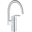 Смеситель для кухни GROHE Eurosmart new с высоким изливом, хром (33202002) Смеситель для кухни GROHE Eurosmart new с высоким изливом, хром (33202002)