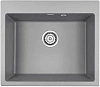 Кухонная мойка Paulmark KANTE PM106052-GRM серый металлик 600х520 мм