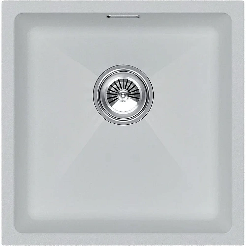 Кухонная мойка Paulmark LUMI 45UNI LU45-WH, белый, 455х460 Кухонная мойка Paulmark LUMI 45UNI LU45-WH, белый, 455х460