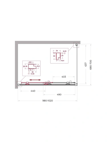 Душевой уголок BelBagno UNO-195-AH-1-100/70-C-Cr 100x70 см, профиль хром, стекло прозрачное Душевой уголок BelBagno UNO-195-AH-1-100/70-C-Cr 100x70 см, профиль хром, стекло прозрачное