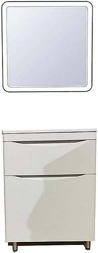 Тумба под раковину Style Line Бергамо мини 70 люкс PLUS белый СС-00002310 Тумба под раковину Style Line Бергамо мини 70 люкс PLUS белый СС-00002310