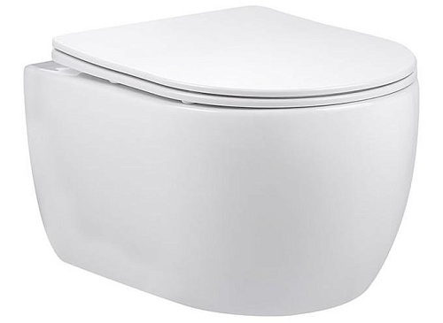 Унитаз подвесной Vincea Evo VT1-34S белый, ультратонкое сиденье soft-close Унитаз подвесной Vincea Evo VT1-34S белый, ультратонкое сиденье soft-close