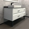 Тумба с раковиной Comforty Империя-120 00-00013788 белая с графитовой столешницей с Comforty 78189 Тумба с раковиной Comforty Империя-120 00-00013788 белая с графитовой столешницей с Comforty 78189