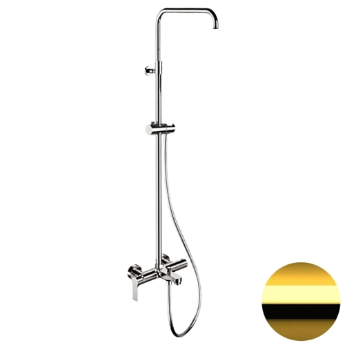 Душевая система Remer Energy EY34ASSDDO, глянцевое золото Душевая система Remer Energy EY34ASSDDO, глянцевое золото