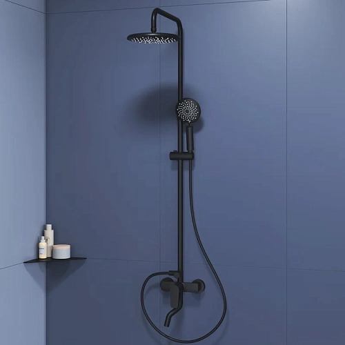 Душевая система RGW Shower Panels SP-25B черный Душевая система RGW Shower Panels SP-25B черный