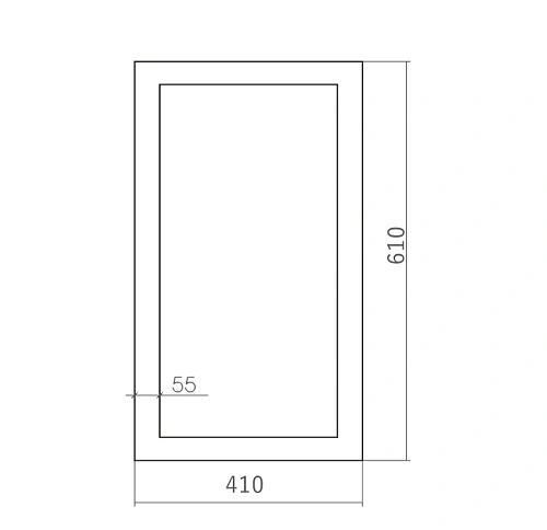 Зеркало SILVER MIRRORS 410x610 Эфес (ФР-00000923) Зеркало SILVER MIRRORS 410x610 Эфес (ФР-00000923)