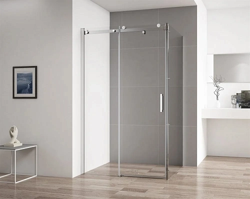 Боковая стенка CEZARES STYLUS-SOFT-90-FIX-C-Cr без пристенного профиля Боковая стенка CEZARES STYLUS-SOFT-90-FIX-C-Cr без пристенного профиля