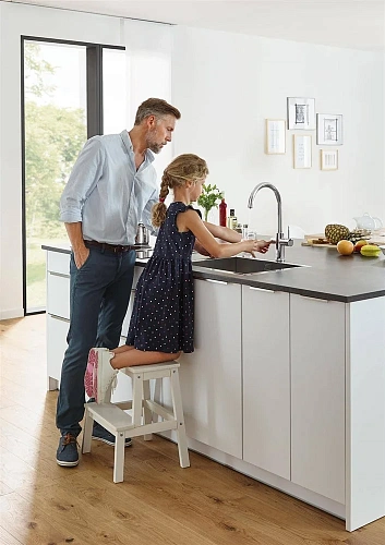 Смеситель для кухни GROHE Blue Home с функциями фильтрации, охлаждения и газирования водопроводной в 31455000 Смеситель для кухни GROHE Blue Home с функциями фильтрации, охлаждения и газирования водопроводной в 31455000