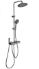 Душевая система Wonzon &amp; Woghand с термостатом, темный графит (WW-B3580-BGG)