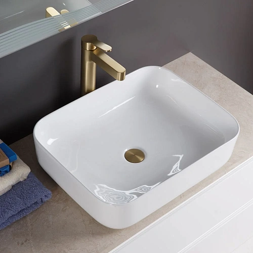 Раковина BelBagno BB1304 500x390 белый Раковина BelBagno BB1304 500x390 белый