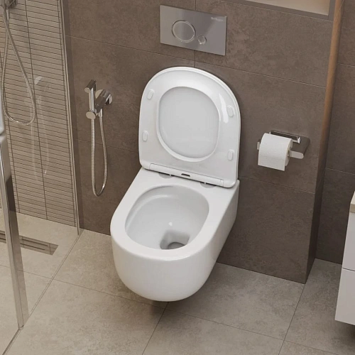 Унитаз подвесной BelBagno SOFT-TOR BB084CH-TOR/BB2034SC безободковый с сиденьем Унитаз подвесной BelBagno SOFT-TOR BB084CH-TOR/BB2034SC безободковый с сиденьем