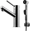 Смеситель для раковины Paffoni Birillo BI069CRD с гигиеническим душем Смеситель для раковины Paffoni Birillo BI069CRD с гигиеническим душем