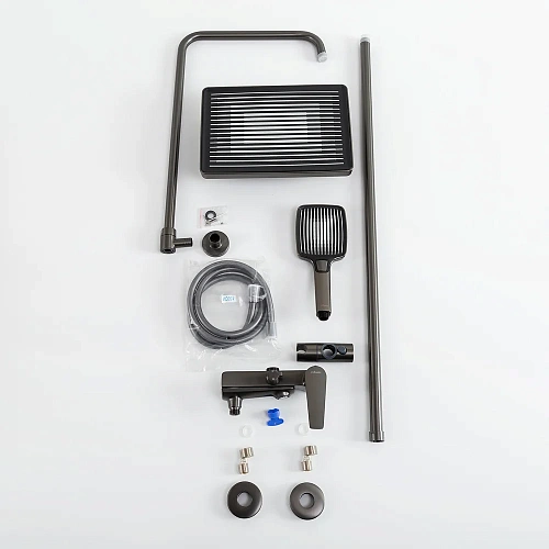 Душевая система CEZARES LINER-CVD-GM оружейная сталь Душевая система CEZARES LINER-CVD-GM оружейная сталь