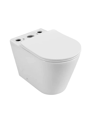 Чаша напольного унитаза CEZARES LINER CZR-6726-CP-TOR/SC со смывом TORNADO с сиденьем Чаша напольного унитаза CEZARES LINER CZR-6726-CP-TOR/SC со смывом TORNADO с сиденьем