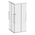 Детальная картинка товара «душевой уголок am.pm func w84g-403-9090-mt slide 90х90, хром матовый, стекло прозрачное»