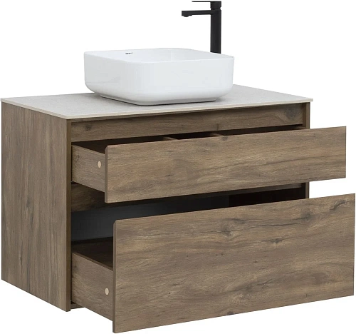 Тумба под раковину Aquanet Nova Lite 90 дуб рустикальный (2 ящика) 00249518 Тумба под раковину Aquanet Nova Lite 90 дуб рустикальный (2 ящика) 00249518