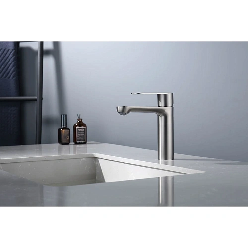 Смеситель для раковины Splenka S222.10.09, графит Смеситель для раковины Splenka S222.10.09, графит