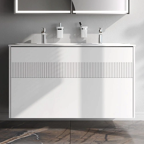 Тумба под раковину AM.PM Func M8FFUX1202WM push-to-open, 120 см, белый матовый Тумба под раковину AM.PM Func M8FFUX1202WM push-to-open, 120 см, белый матовый